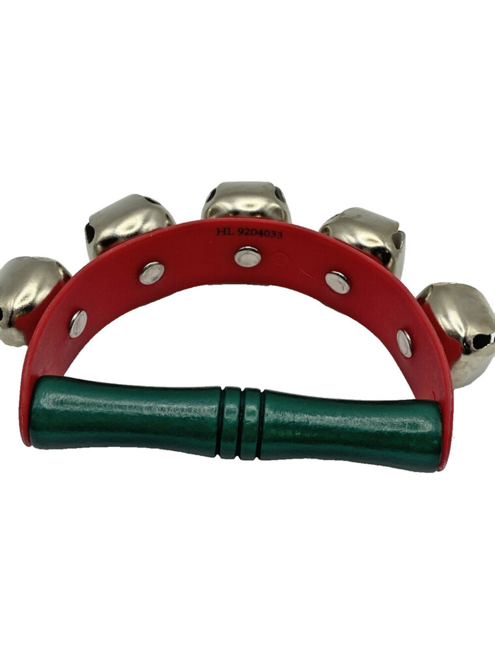 Kids Handheld Bell Tambourine Musical Instrument Red And Green